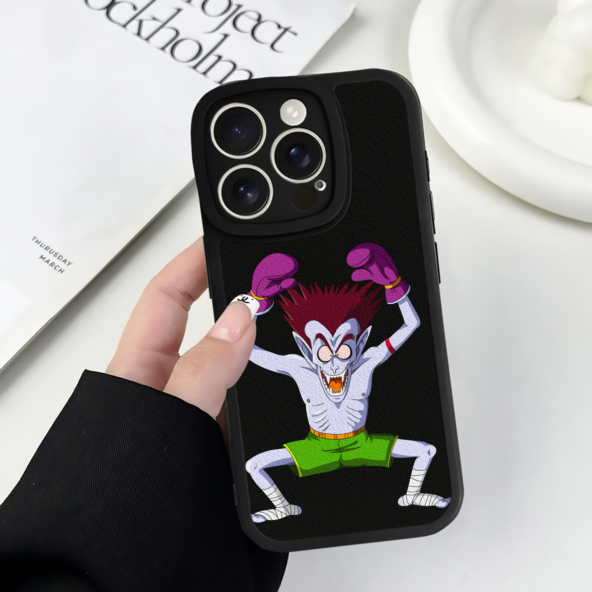 （画像用） ドラゴンボール DRAGON BALL 【iPhone 16シリーズ対応】シリコンスマホケース（レザー調） 材質：シリコン
